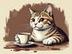 choccy milk cat logo
