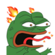 Pepe On Fire logo
