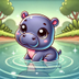 BABY MOO DENG logo