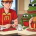 Funny pepe logo