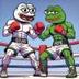 WOJAK vs PEPE logo