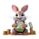 White Bunny logo