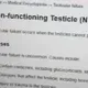 non functioning testicle logo