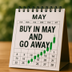 Buy in May and go away logo