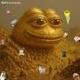 Golden pepe logo