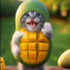 Viral Dancing AI cat logo