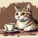 choccy milk cat logo