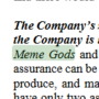 Token SEC MEME GODS