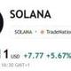 Solana $296 logo